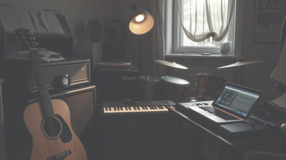 Jakie instrumenty są wykorzystywane w muzyce Andrzeja Cierniewskiego?