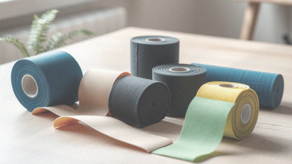 Kinesiotaping – co oznaczają kolory taśm terapeutycznych?
